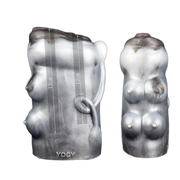 Dual channel masturbation cup