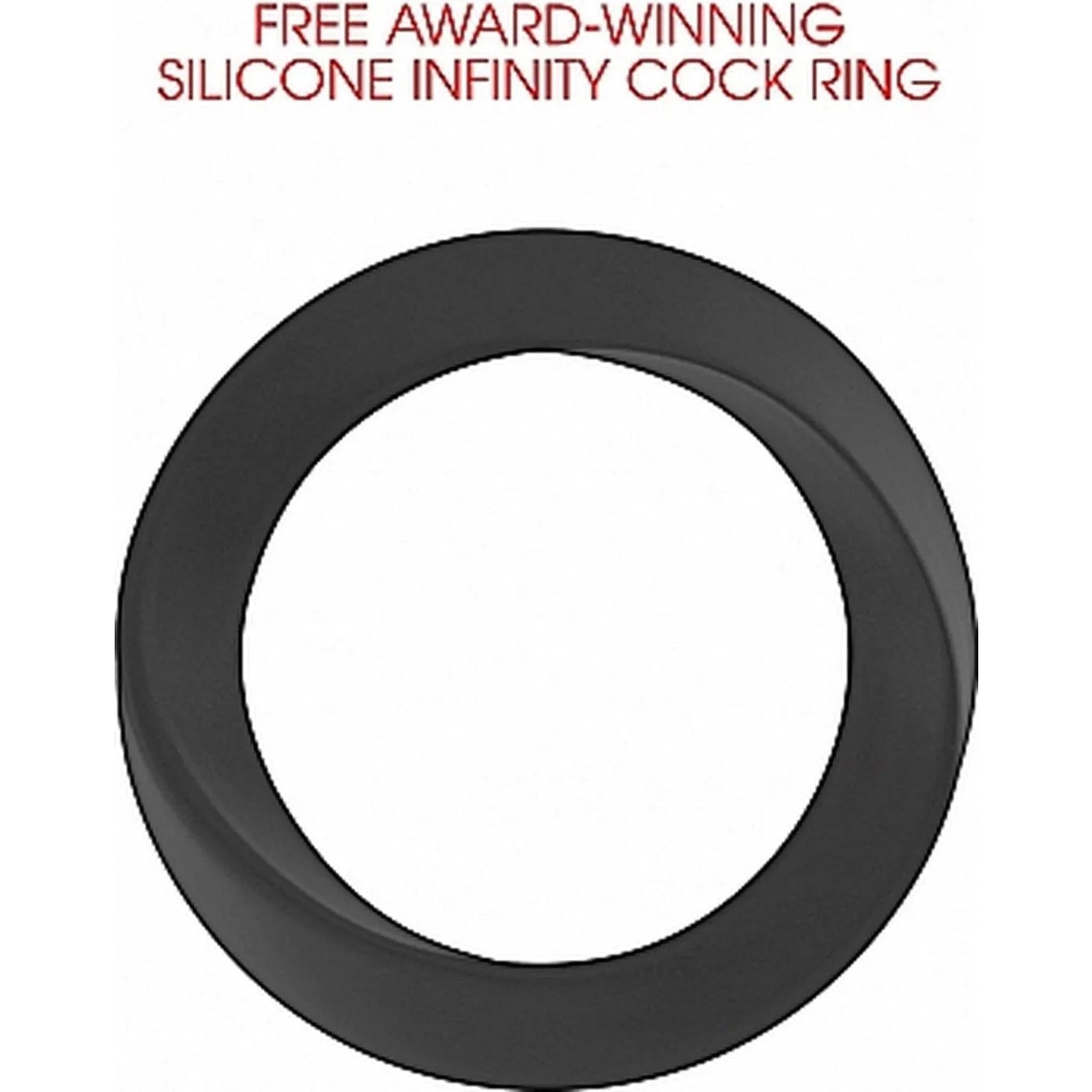 Elite Beginner Pump + free cockring - Red