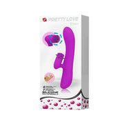 Elton Vibratore Rabbit con stimolatore clitorideo a spazzole roteanti