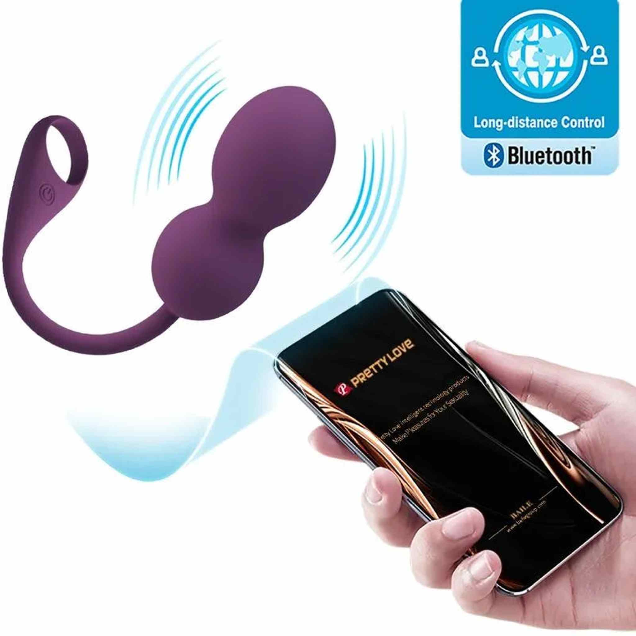 Elvira Palline Vibranti in Silicone con Comando tramite Smartphone