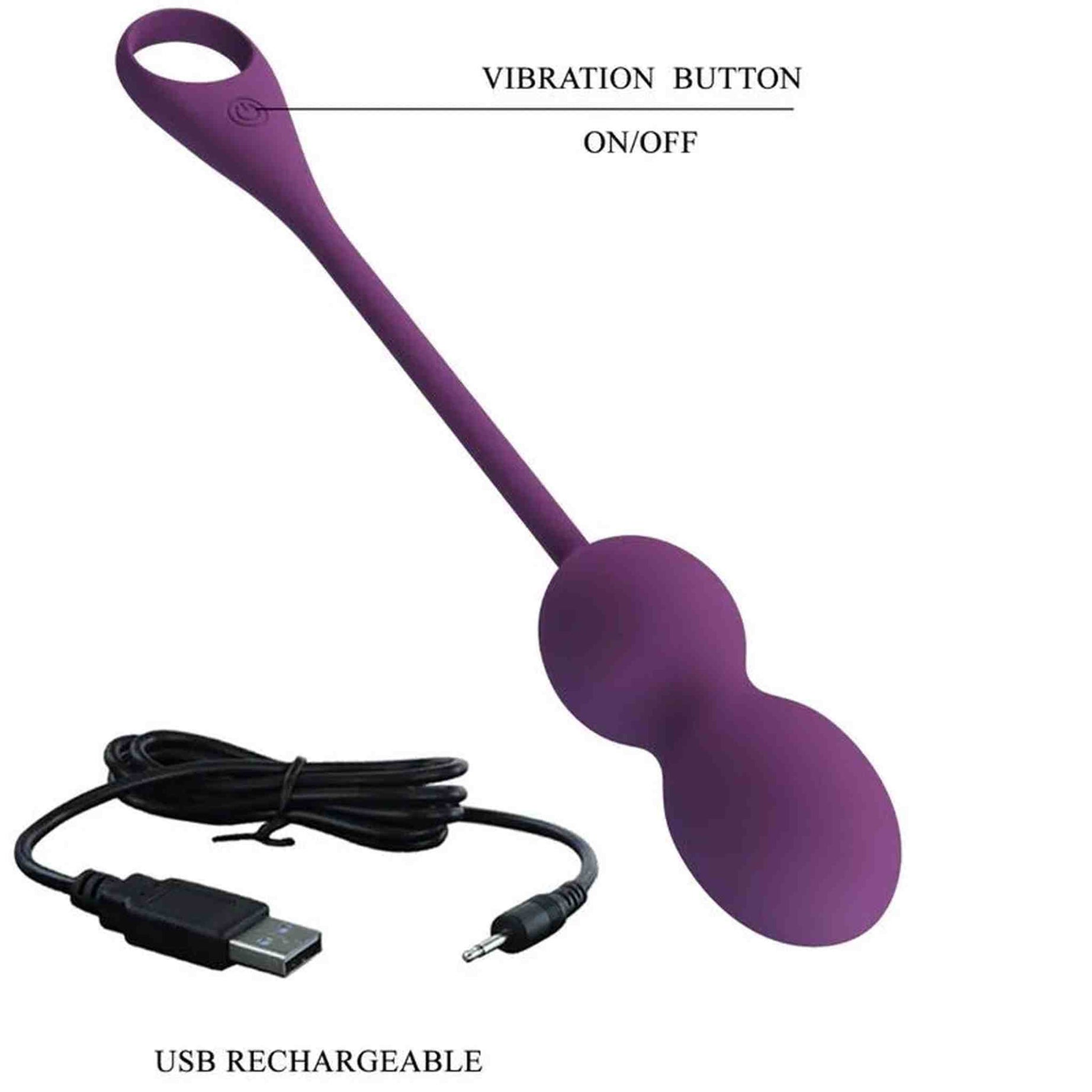 Elvira Palline Vibranti in Silicone con Comando tramite Smartphone