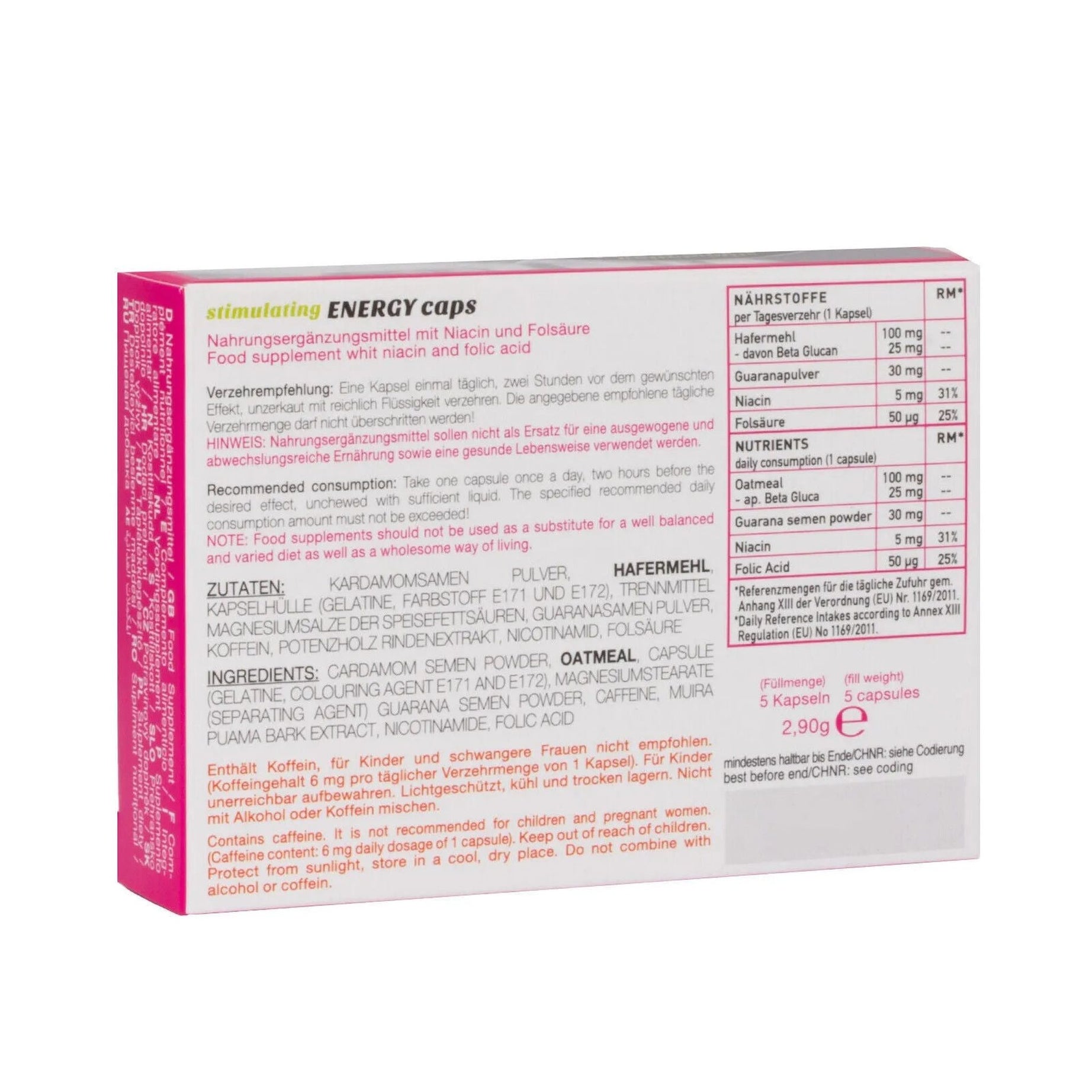 Ero Woman Energy Caps - 5 pezzi