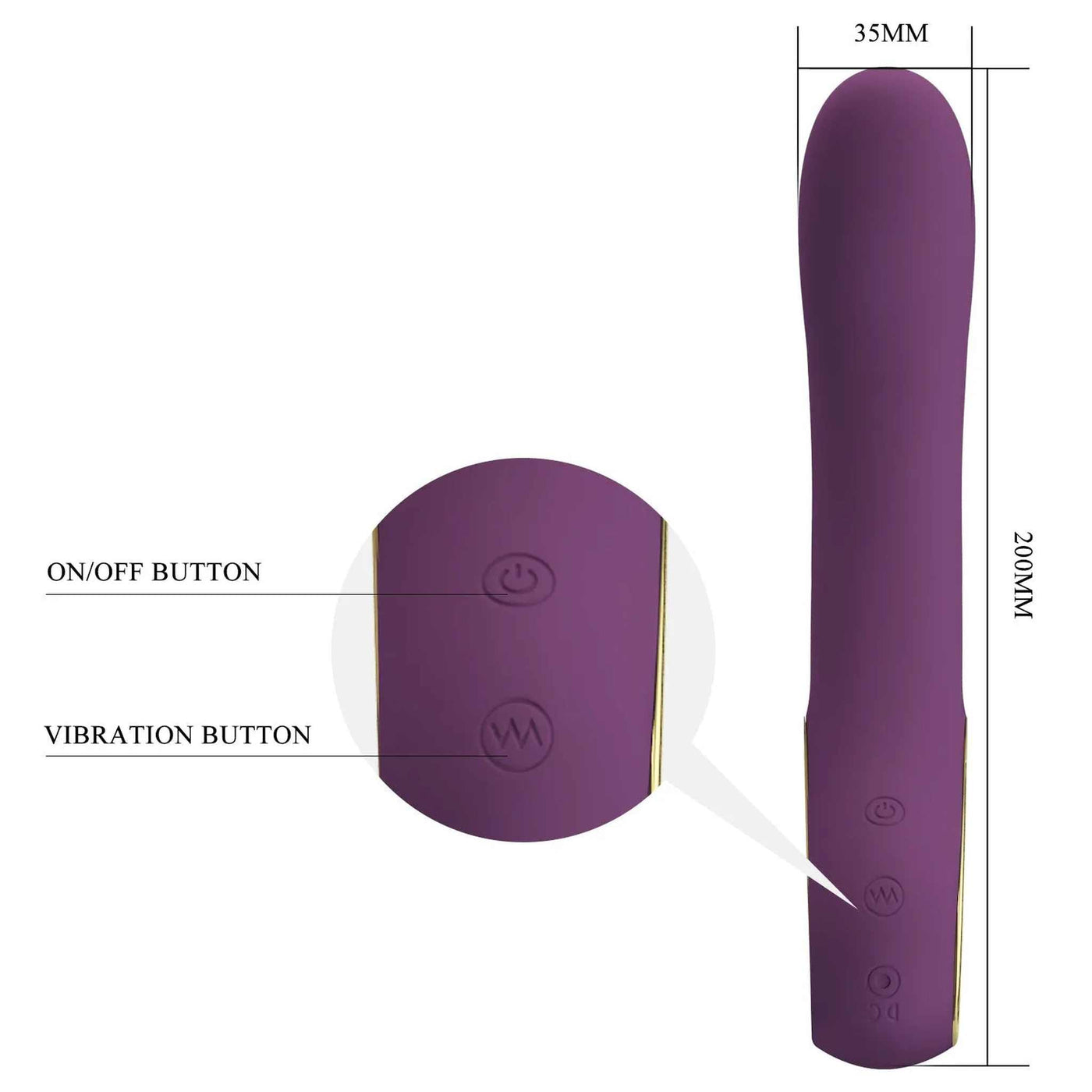 Ethan Vibratore Multifunzione Con Controllo da APP