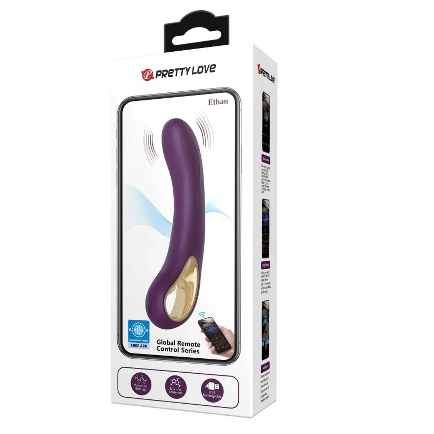 Ethan Vibratore Multifunzione Con Controllo da APP