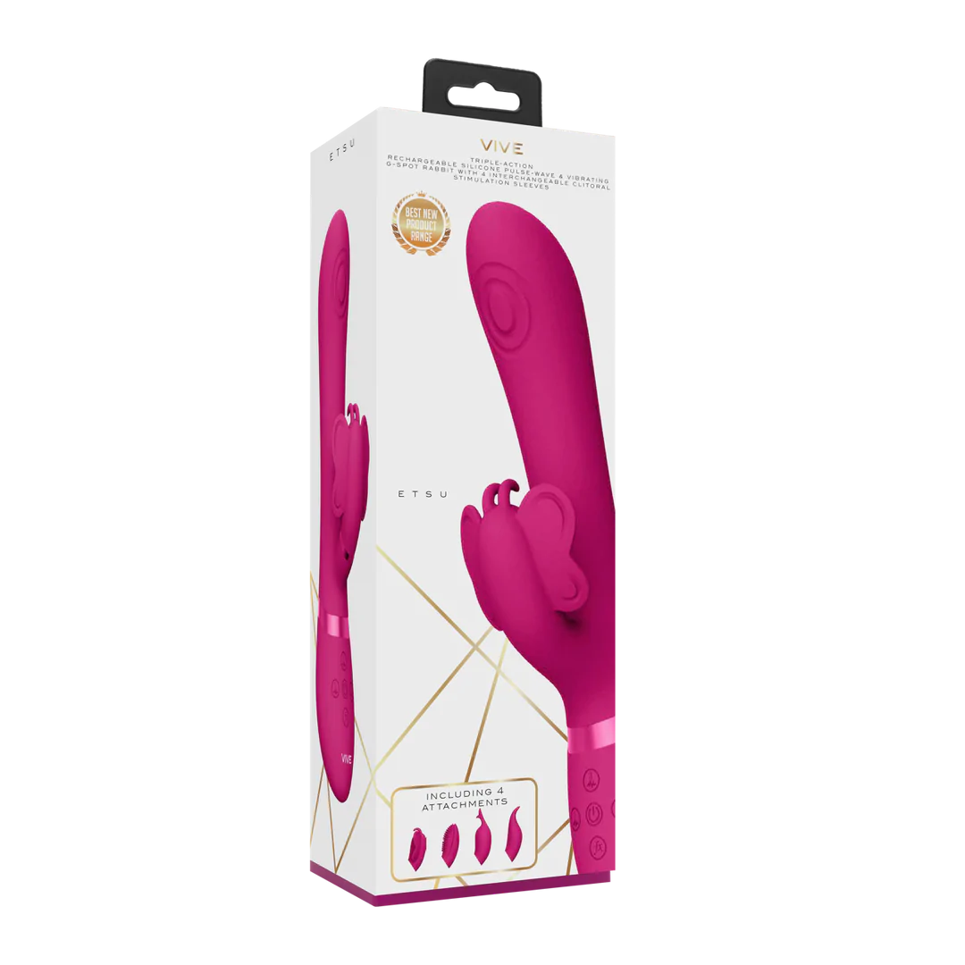 Etsu Rabbit con Pulsazione e 4 testine intercambiabili