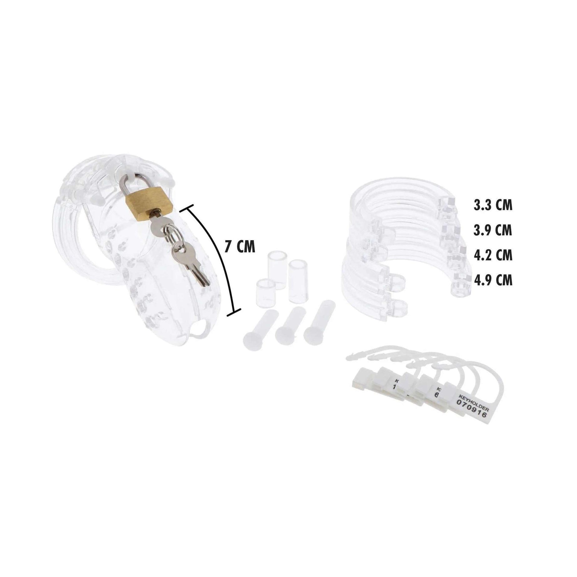 Extreme Chastity Cock Cage Acrylic