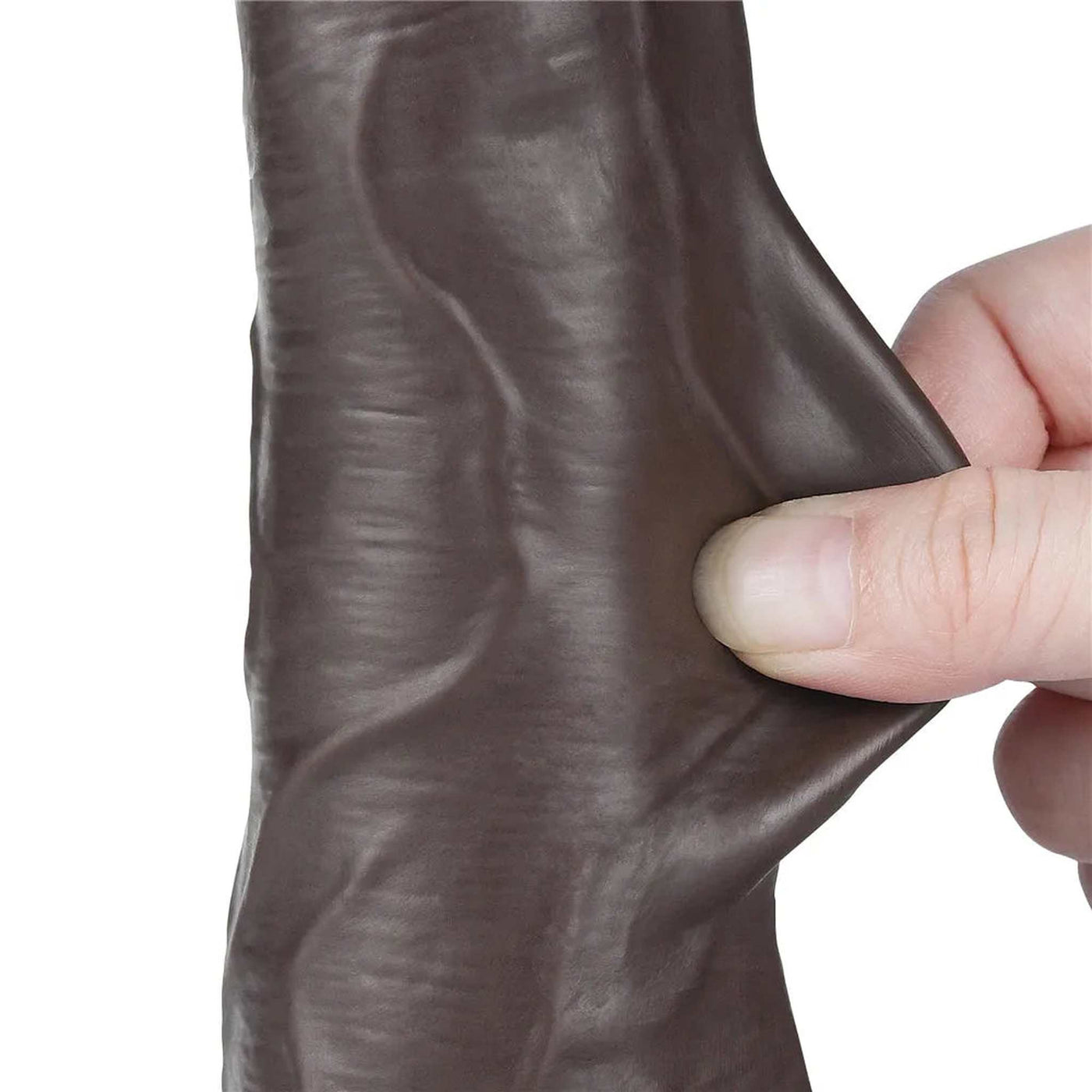 Fallo 8.5″ Scappellabile come un pene vero - Nero