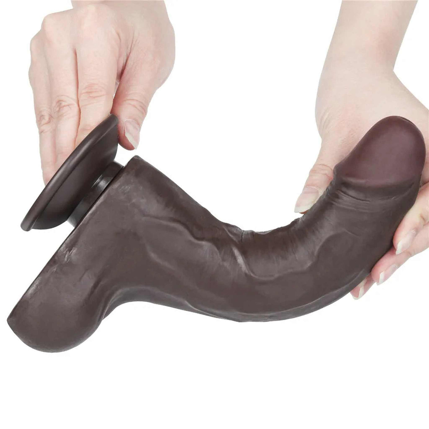 Fallo 8.5″ Scappellabile come un pene vero - Nero