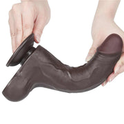 Fallo 8.5″ Scappellabile come un pene vero - Nero