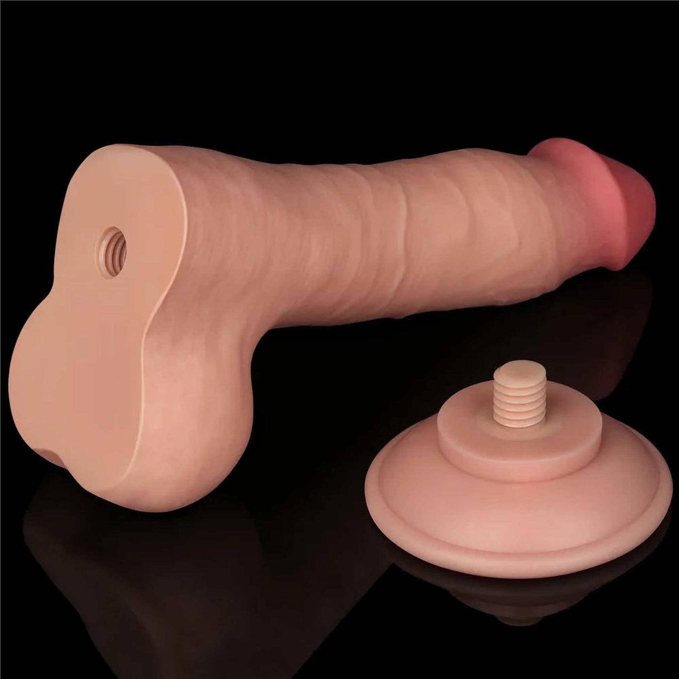 Fallo 8″ Scappellabile come un pene vero - Rosa Carne