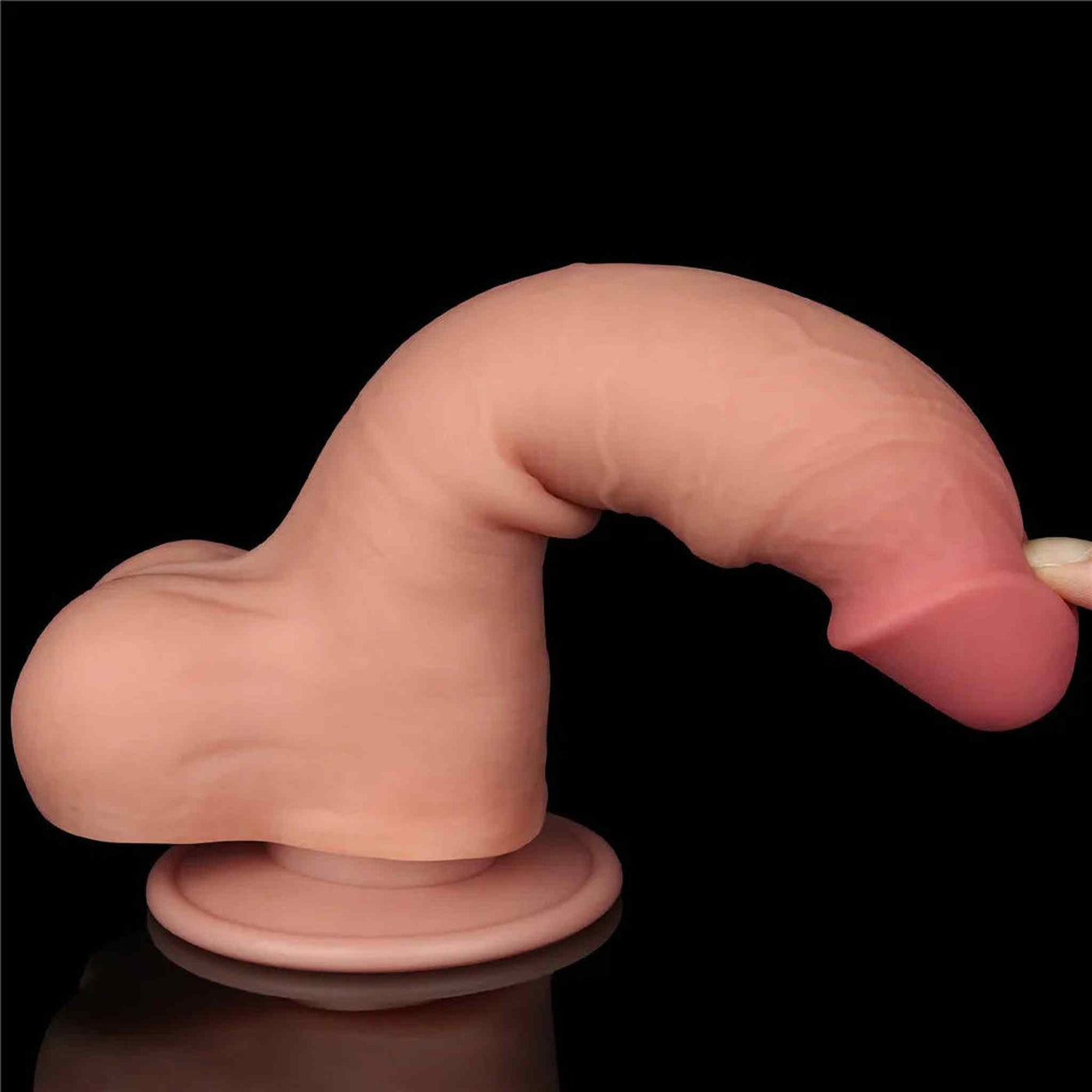 Fallo 8″ Scappellabile come un pene vero - Rosa Carne