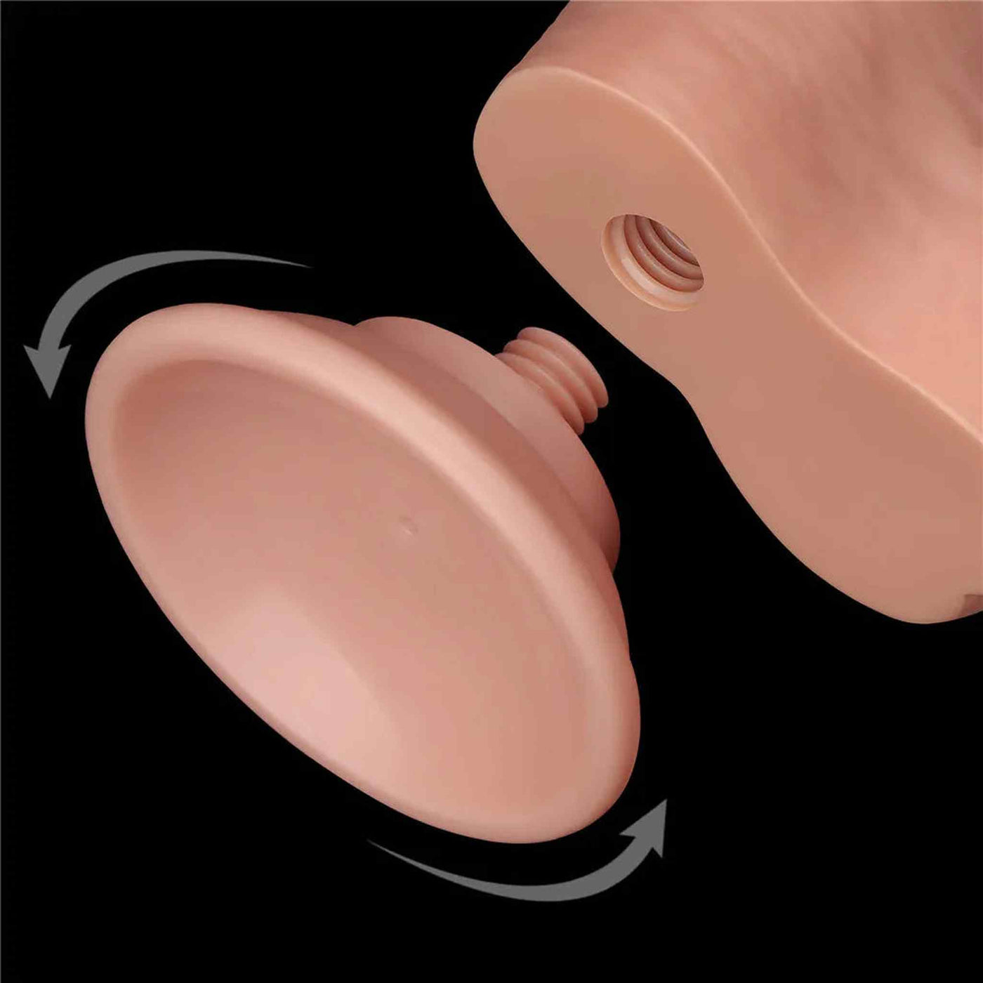 Fallo 8″ Scappellabile come un pene vero - Rosa Carne