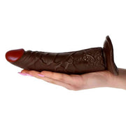 Fallo Marrone Realistico con Ventosa 18 cm Ø 4.5 cm