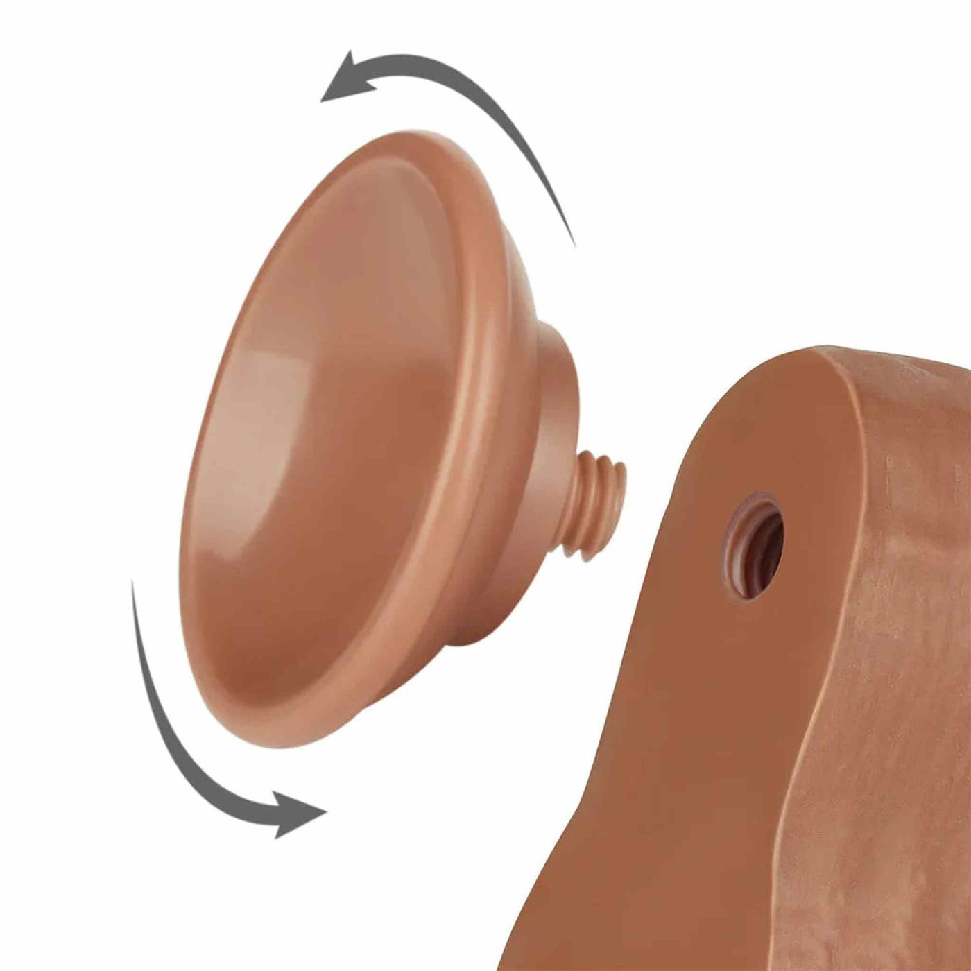 Fallo Mulatto Pelle Scorrevole Super Realistico 8.5″