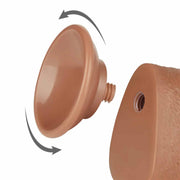 Fallo Mulatto Super Realistico con Pelle Scorrevole come un Membro Vero - 9.5″