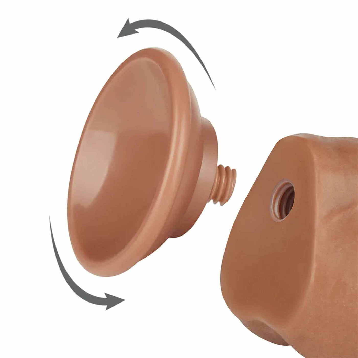 Fallo Mulatto Super Realistico con Pelle Scorrevole come fosse un Membro Vero - 7.5″