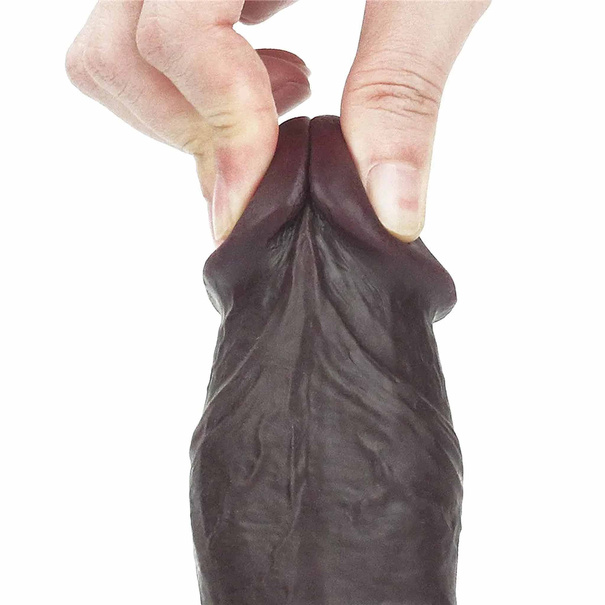 Fallo Nero Scappellabile 7.8″