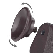 Fallo Nero Super Realistico con Pelle Scorrevole come un Membro Vero - 9″