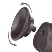 Fallo Nero Super Realistico con Pelle Scorrevole come un Membro Vero - 7.5″