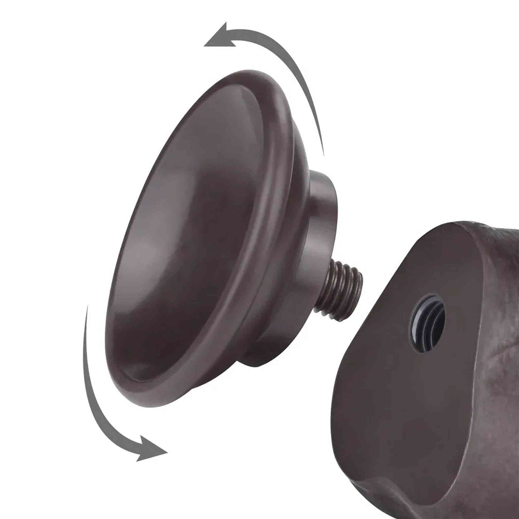 Fallo Nero Super Realistico con Pelle Scorrevole come un Membro Vero - 7.5″