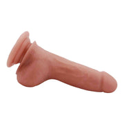 Fallo Realistico Super Morbido con Ventosa e Testicoli 19 cm, 16 cm penetrabili Ø max. 4 cm