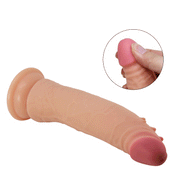 Fallo Scappellabile Bendable Con Ventosa 21 cm