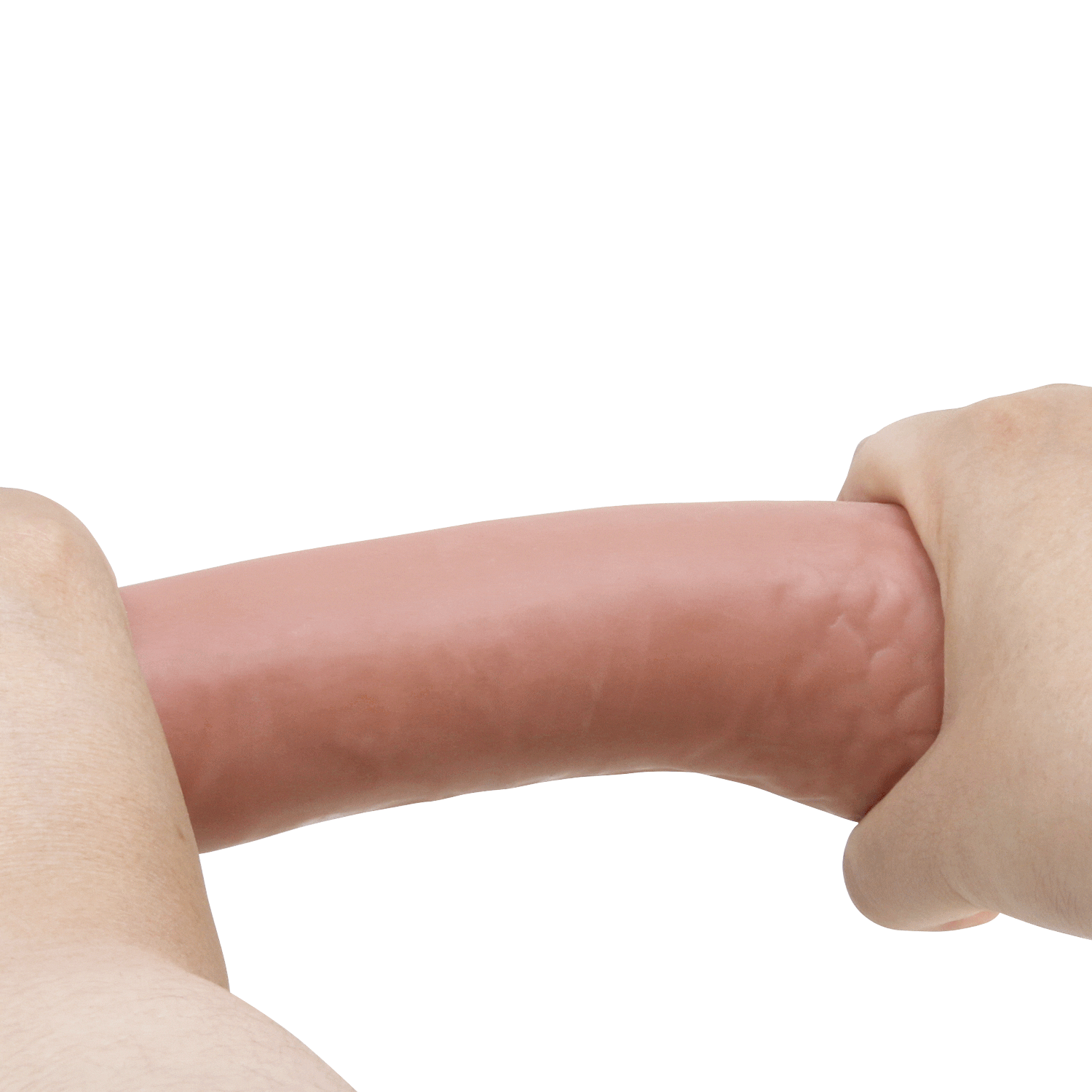 Fallo Scappellabile Bendable Con Ventosa 21 cm