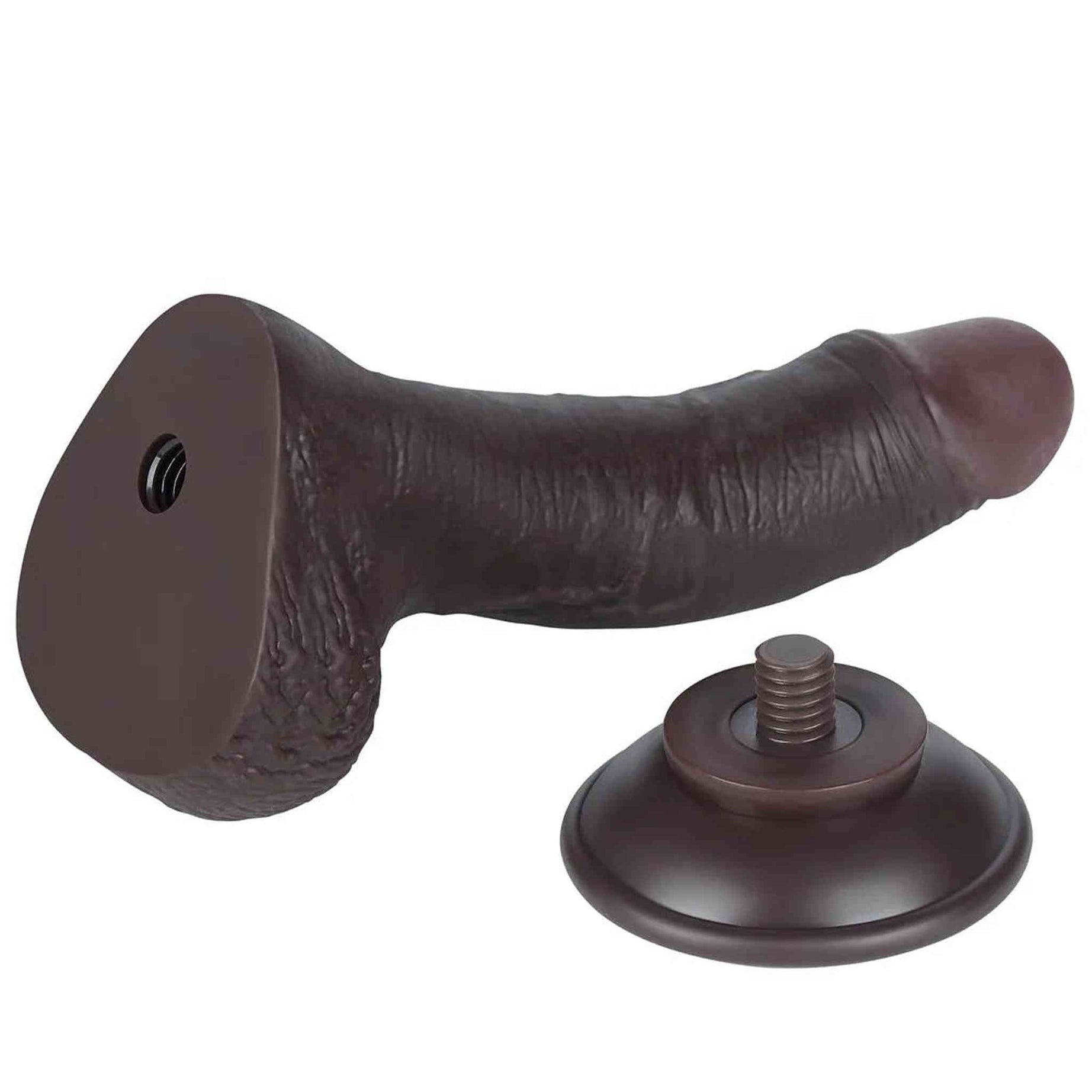 Fallo Scappellabile come un pene vero 7.5″ Nero
