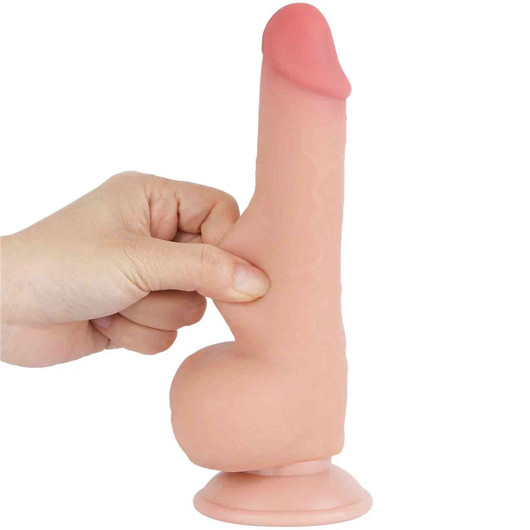 Fallo Scappellabile come un pene vero - 7.5″ Rosa Carne