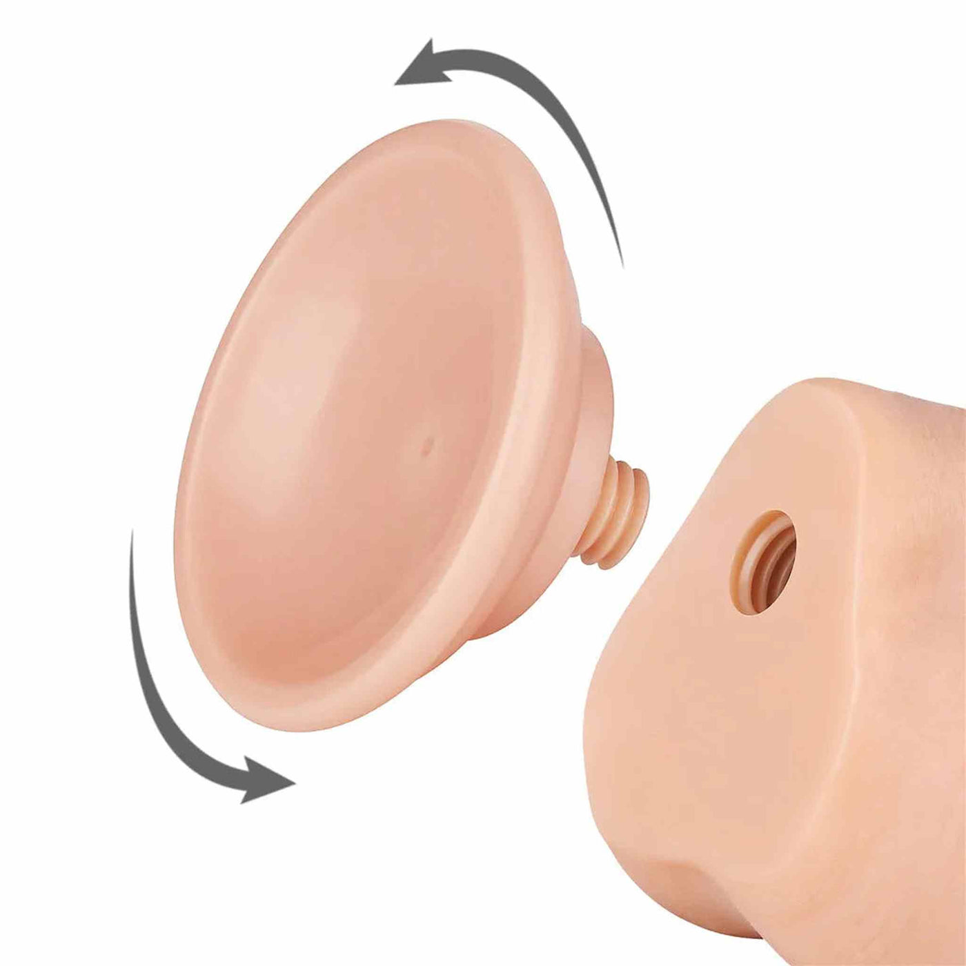 Fallo Scappellabile come un pene vero - 7.5″ Rosa Carne