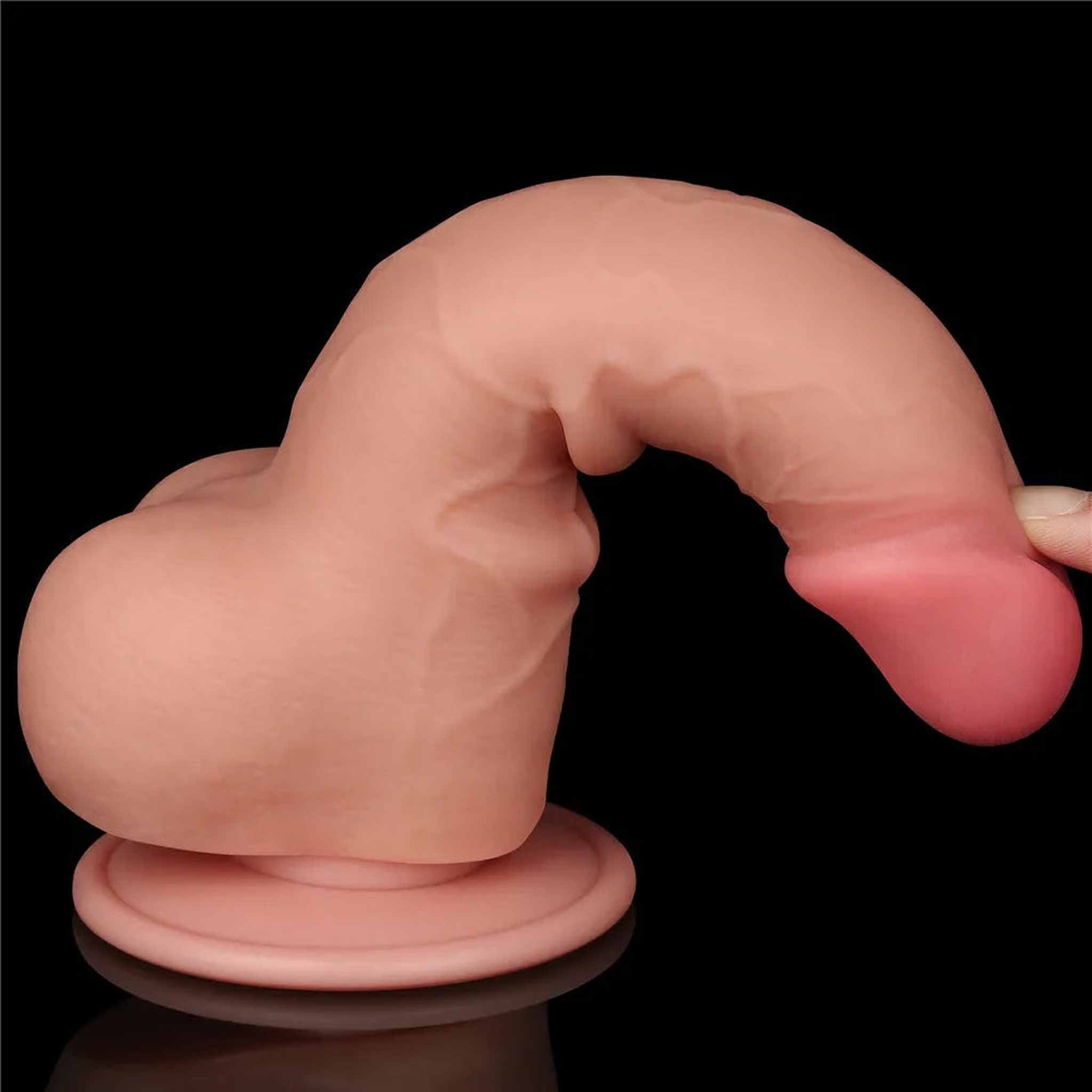 Fallo Scappellabile come un pene vero - 7.5″ Rosa Carne