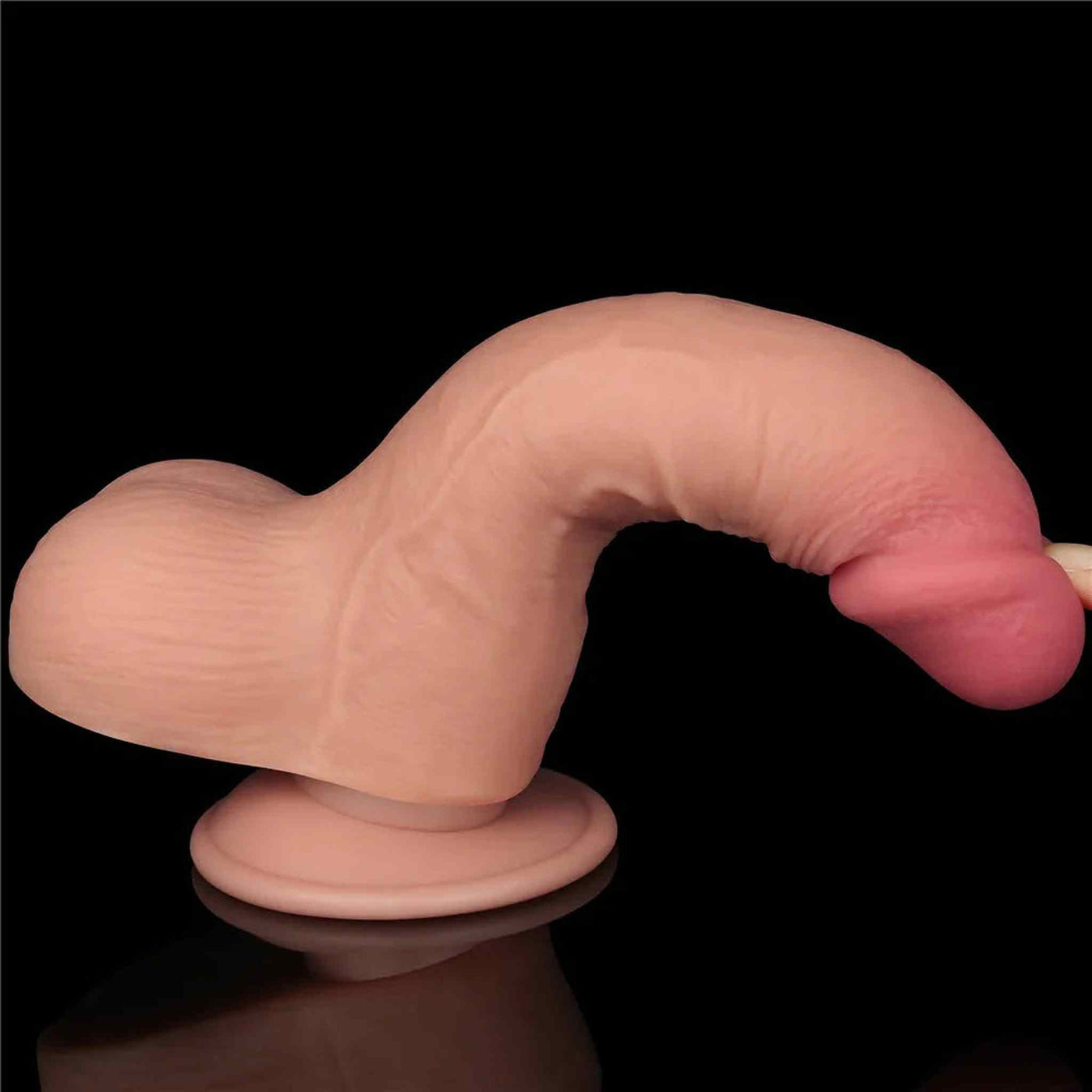 Fallo Scappellabile come un pene vero 7.5″ - Rosa Carne