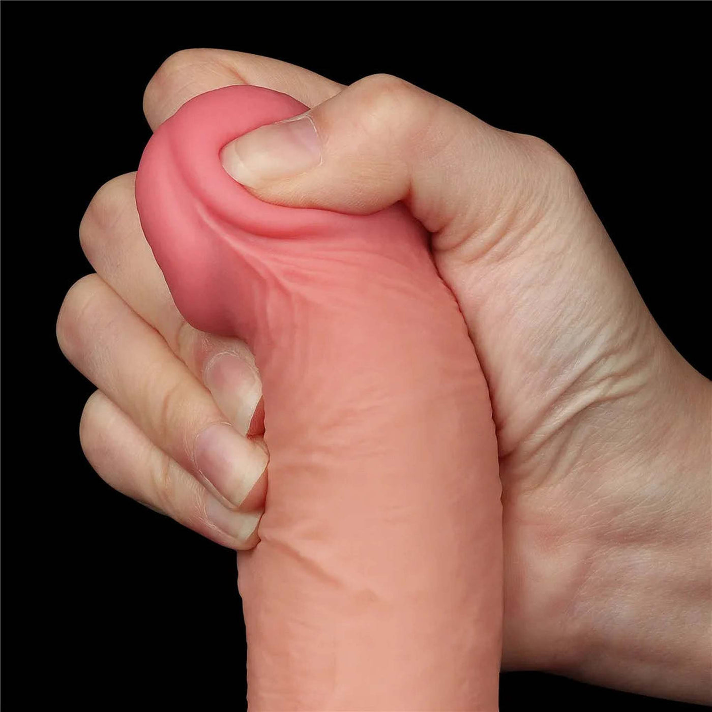 Fallo Scappellabile come un pene vero 7.5″ - Rosa Carne