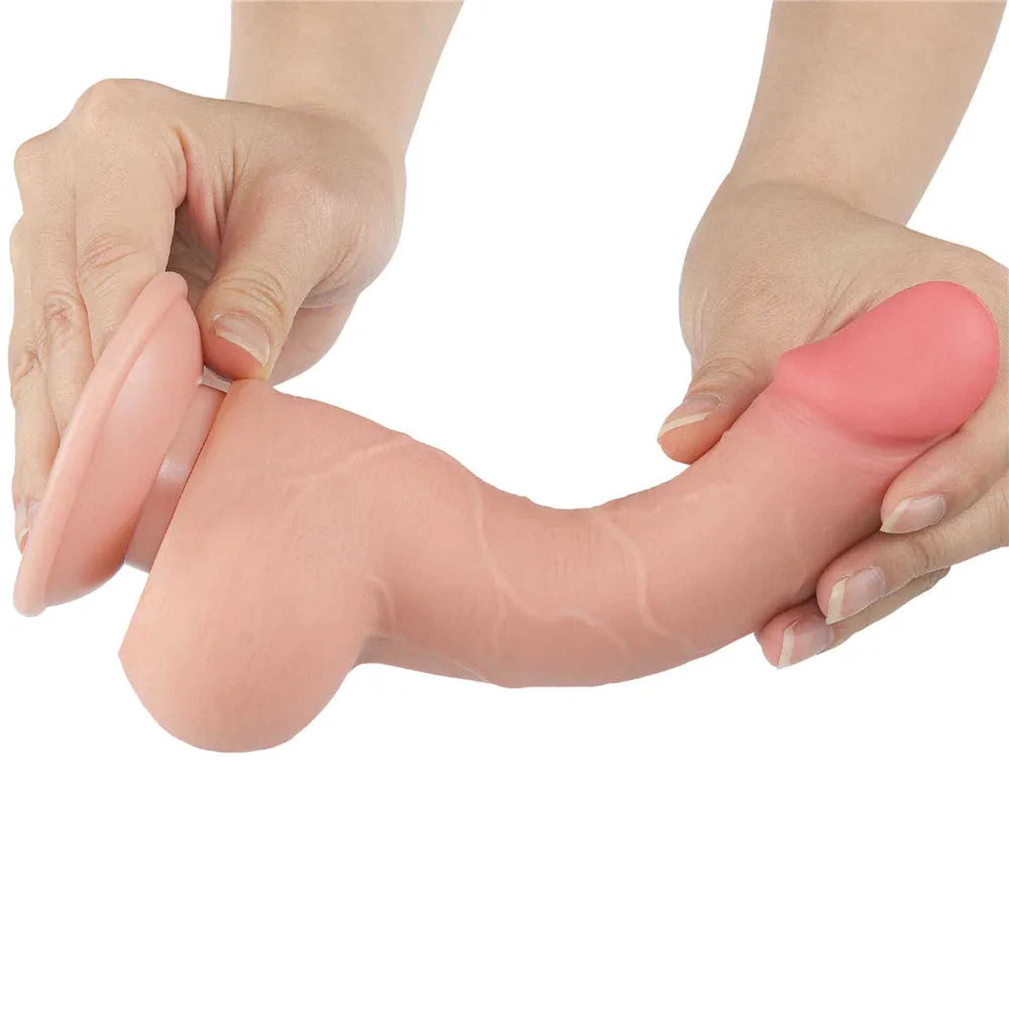 Fallo Scappellabile come un pene vero - 7.5″ Rosa Carne