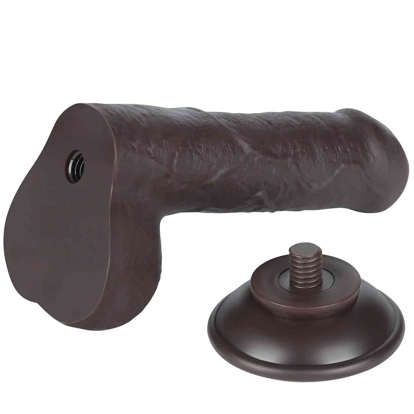 Fallo Scappellabile come un pene vero 7″ - Nero