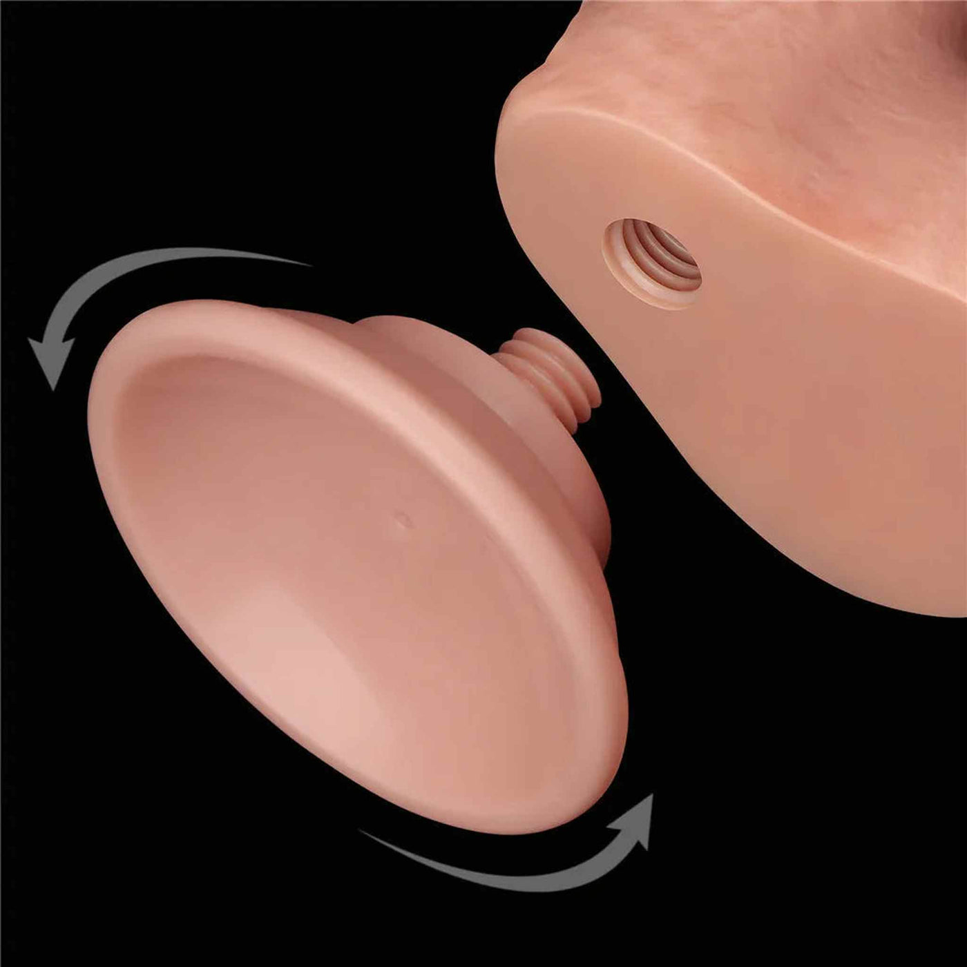 Fallo Scappellabile come un pene vero 7″ - Rosa Carne