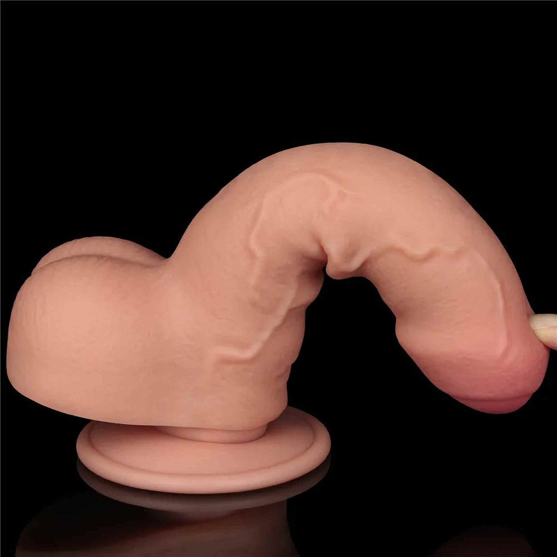 Fallo Scappellabile come un pene vero 7″ - Rosa Carne