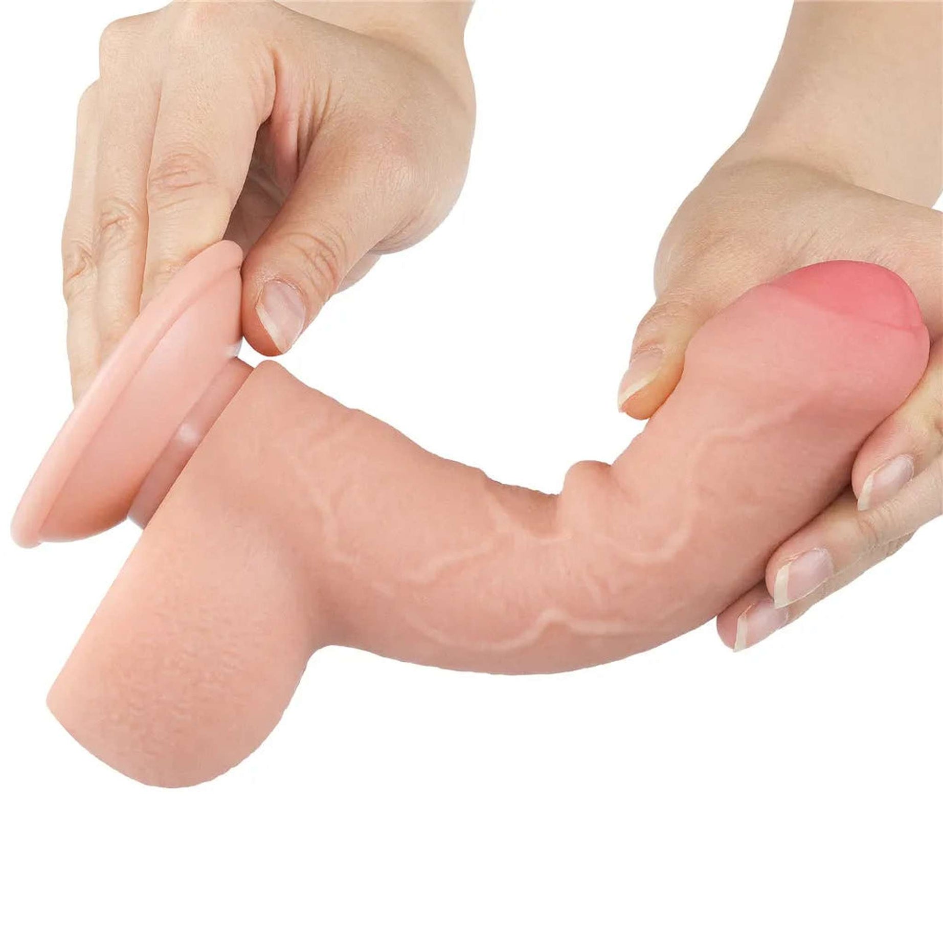 Fallo Scappellabile come un pene vero 7″ - Rosa Carne
