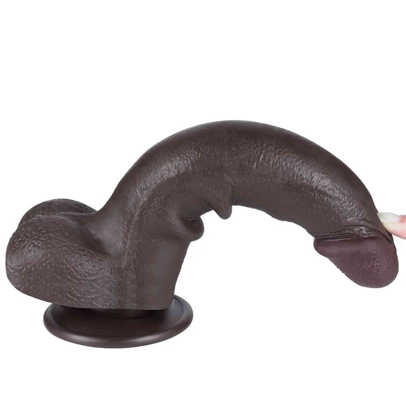 Fallo Scappellabile come un pene vero 8.5″ - Nero