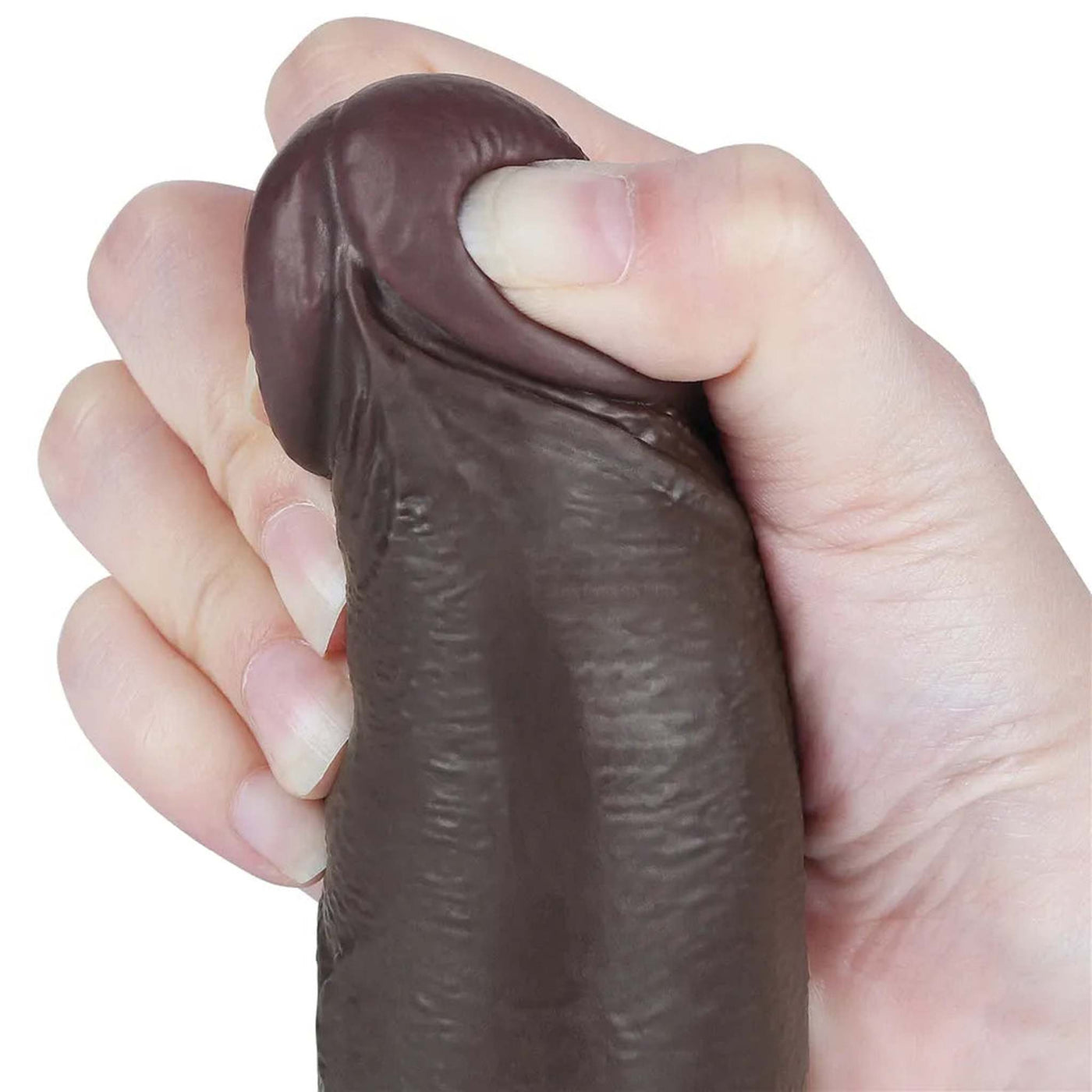 Fallo Scappellabile come un pene vero 8.5″ - Nero