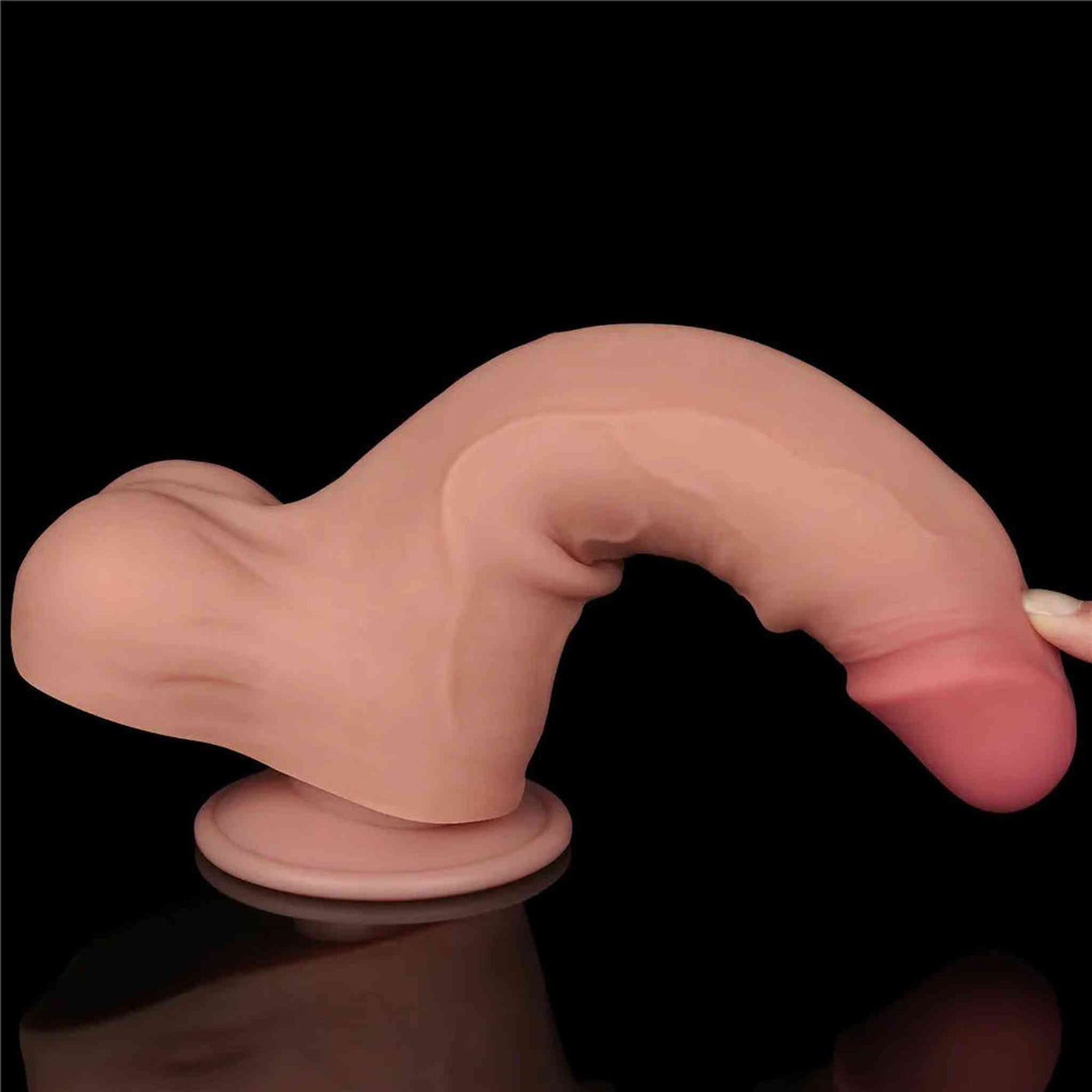 Fallo Scappellabile come un pene vero 8.5″ - Rosa Carne