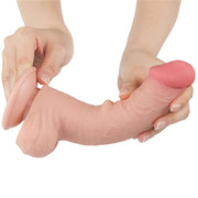 Fallo Scappellabile come un pene vero 8″ - Rosa Carne