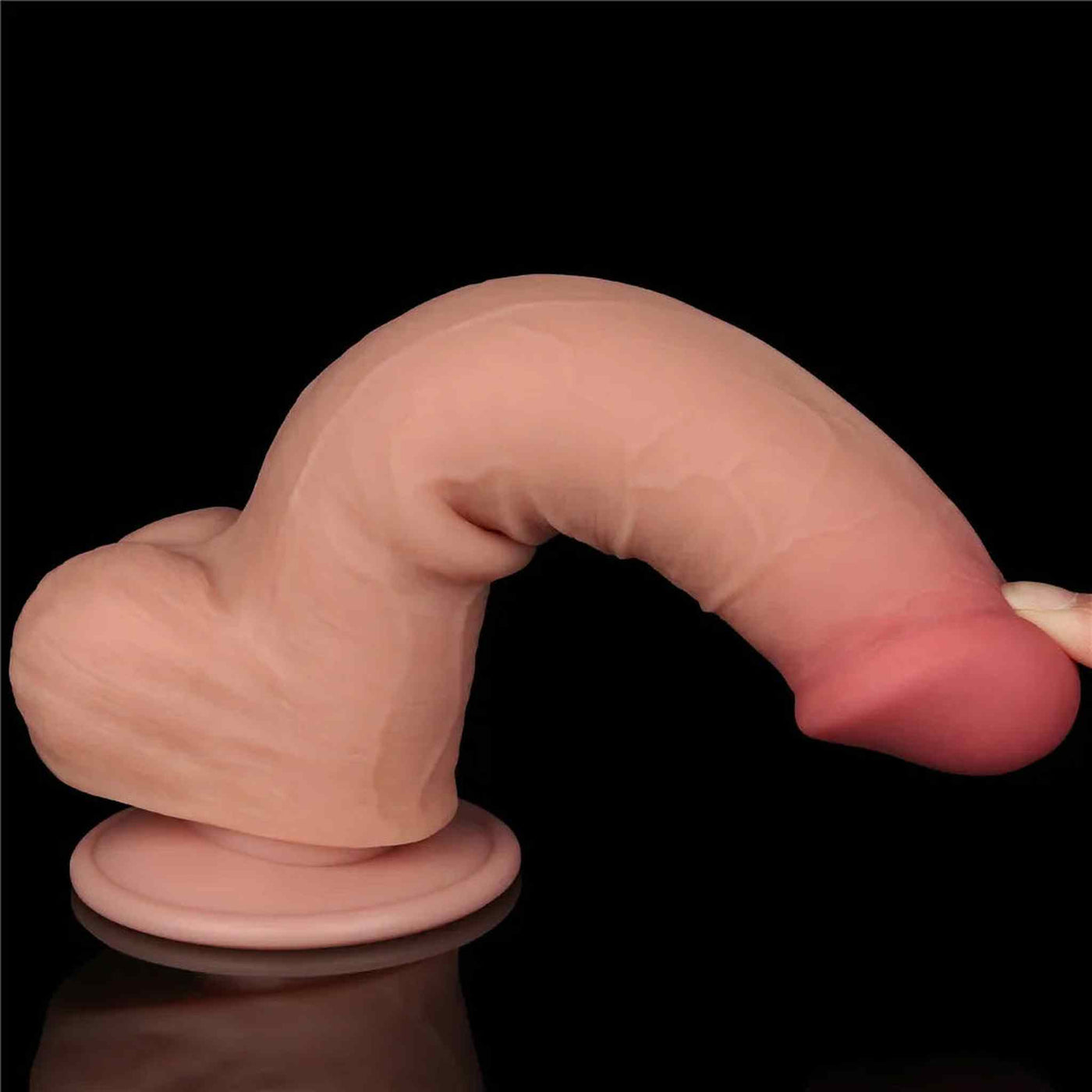 Fallo Scappellabile come un pene vero 8″ - Rosa Carne