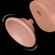 Fallo Scappellabile come un pene vero 8″ - Rosa Carne