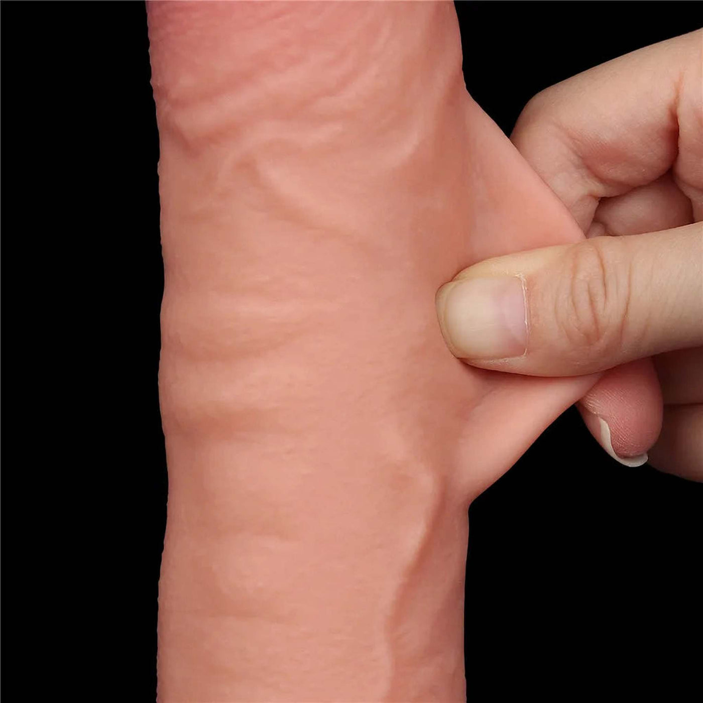 Fallo Scappellabile come un pene vero 9.5″ - Rosa Carne