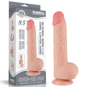 Fallo Scappellabile come un pene vero 9.5″ - Rosa Carne