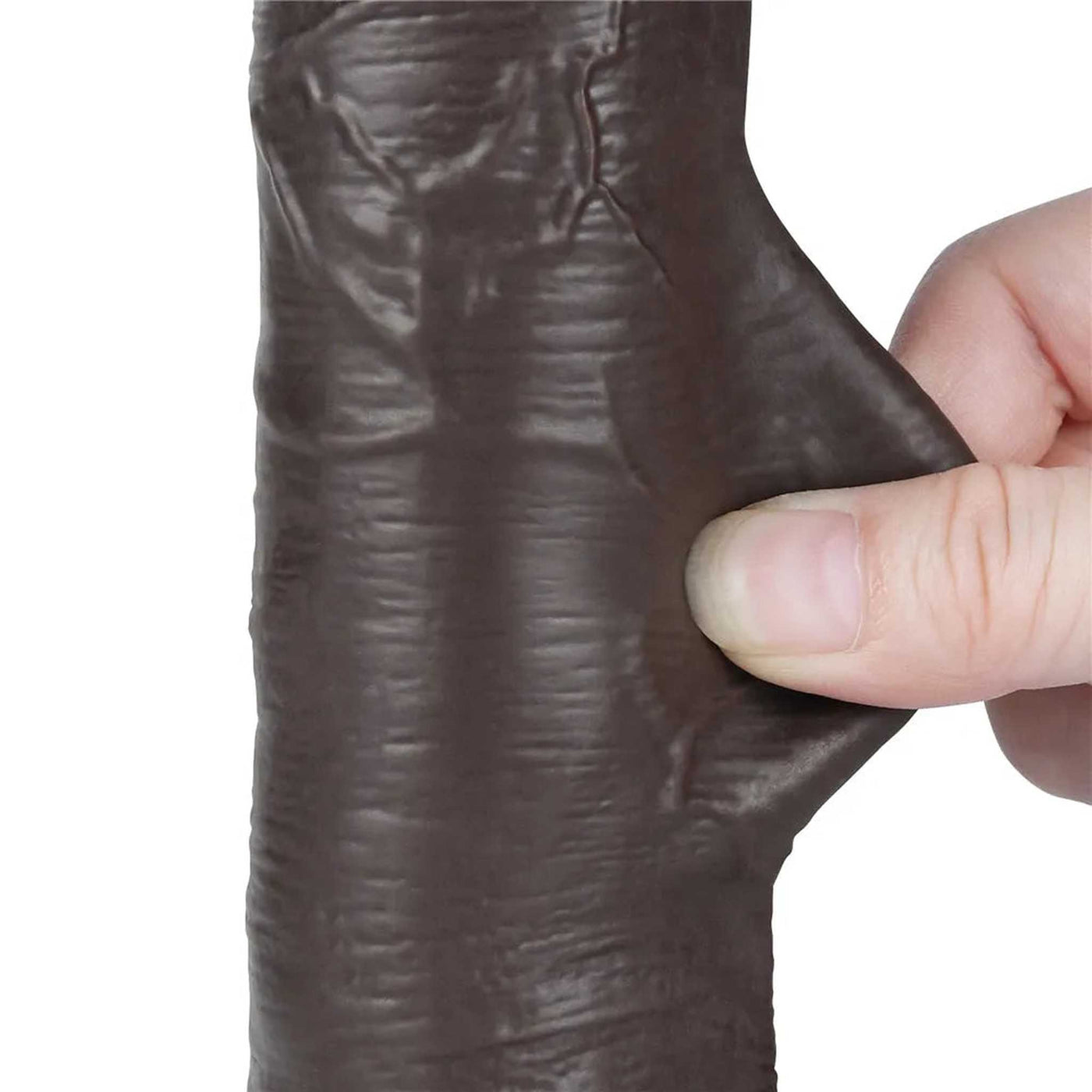 Fallo Scappellabile come un pene vero - Nero 8″