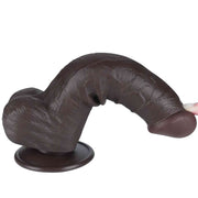 Fallo Scappellabile come un pene vero - Nero 8″