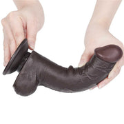 Fallo Scappellabile come un pene vero - Nero 8″
