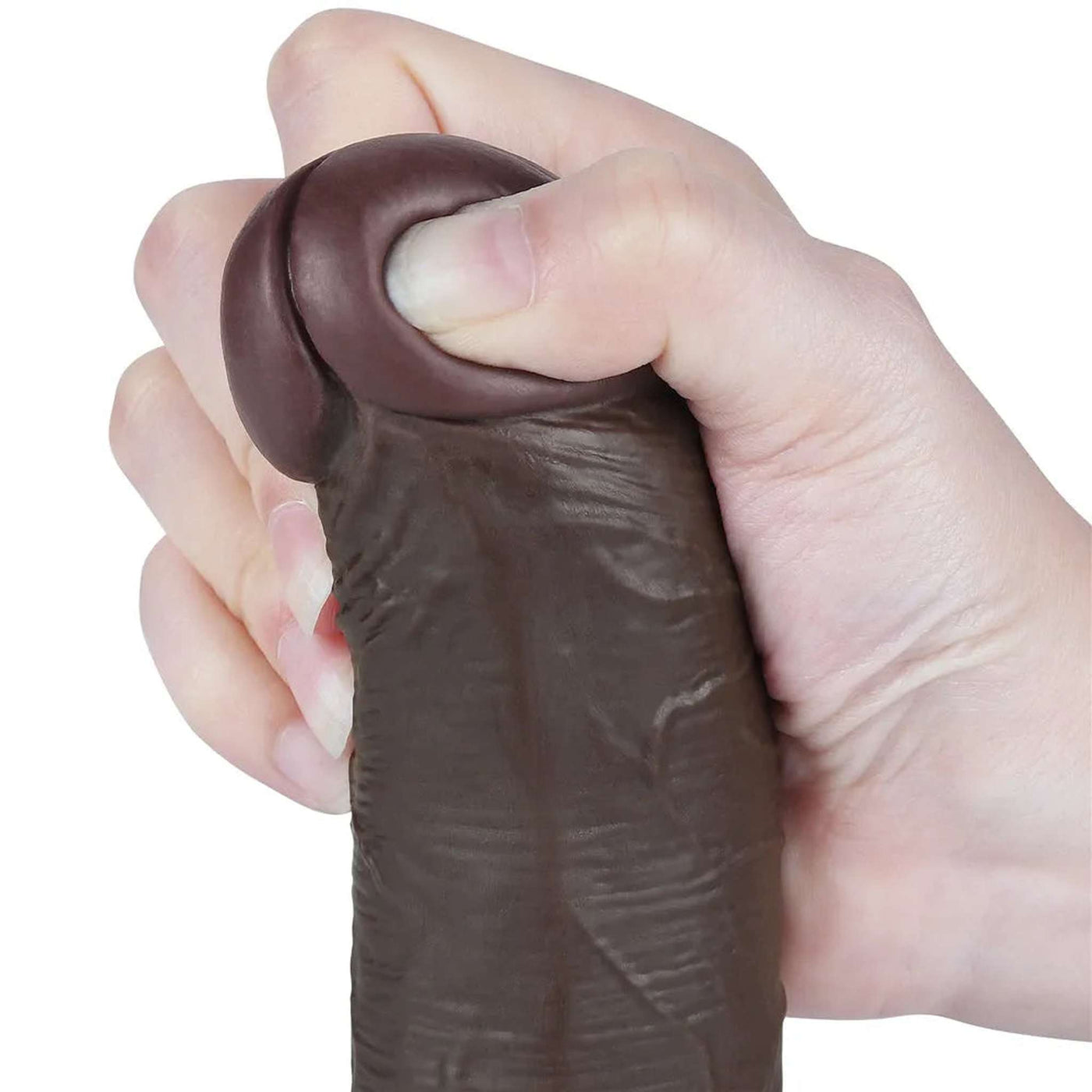Fallo Scappellabile come un pene vero - Nero 8″